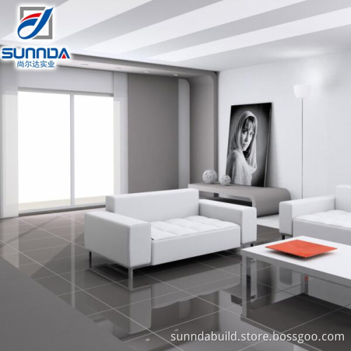 600x600mm pure color full polished porcelain floor tiles